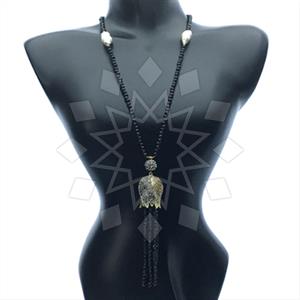 Fashion Beaded Tassel  Tassel Necklace