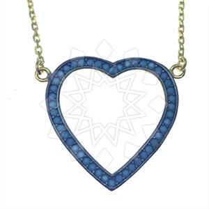 925 Sterling Silver Heart Pendant Necklace