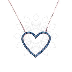 925 Sterling Silver Heart Pendant Necklace
