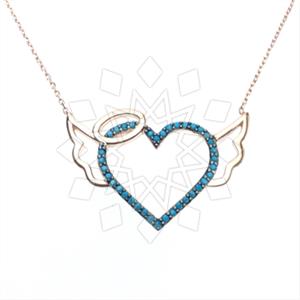 925 Sterling Silver Heart Pendant Necklace