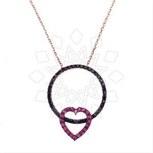 925 Sterling Silver Heart Pendant Necklace