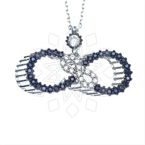 925 Sterling Silver Infinity Pendant Necklace