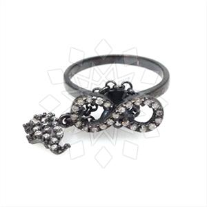 925 Sterling Silver Heart Stackable Rings