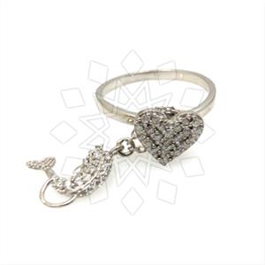 925 Sterling Silver Heart Stackable Rings
