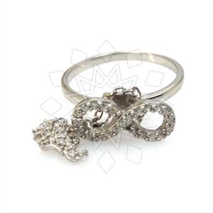 925 Sterling Silver Heart Stackable Rings