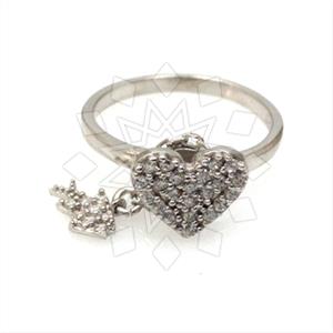925 Sterling Silver Heart Stackable Rings