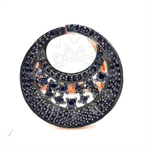 925 Sterling Silver Moon and Stars Cocktail Rings