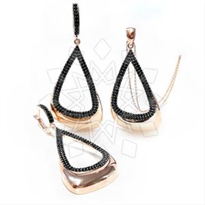 925 Sterling Silver Geometric Earrings Necklace Sets