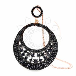 925 Sterling Silver Moon and Stars Pendant Necklace