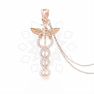 925 Sterling Silver Modern  Pendant Necklace