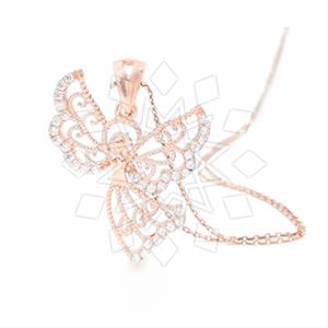 925 Sterling Silver Angel and Wings Pendant Necklace