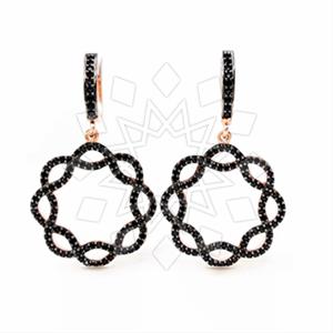 925 Sterling Silver Infinity Statement Earring