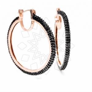 925 Sterling Silver Geometric Statement Earring