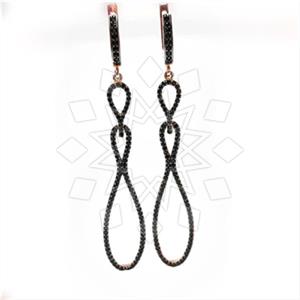 925 Sterling Silver Geometric Statement Earring