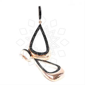 925 Sterling Silver Geometric Statement Earring