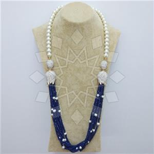 Fashion Gem and Crystals Beaded Necklace