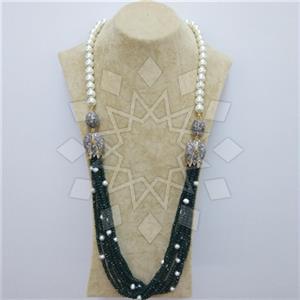 Fashion Gem and Crystals Beaded Necklace