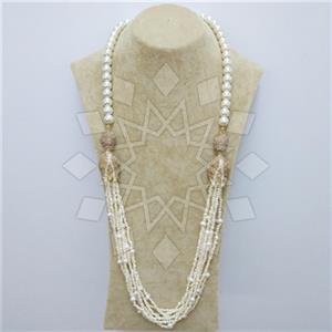 Fashion Gem and Crystals Beaded Necklace