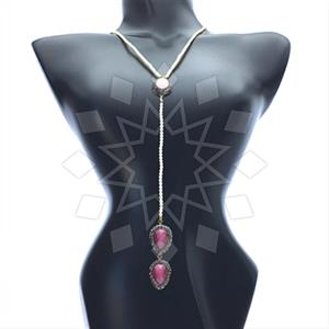 Fashion Gem and Crystals Beaded Necklace