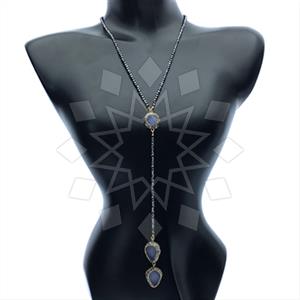Fashion Gem and Crystals Beaded Necklace