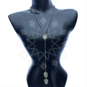 Fashion Gem and Crystals Beaded Necklace