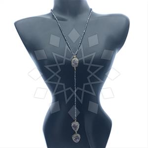 Fashion Gem and Crystals Beaded Necklace