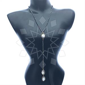 Fashion Gem and Crystals Beaded Necklace