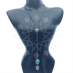 Fashion Gem and Crystals Beaded Necklace