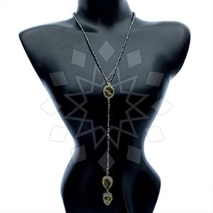 Fashion Gem and Crystals Beaded Necklace