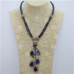 Fashion Gem and Crystals Statement Necklace