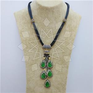 Fashion Gem and Crystals Statement Necklace