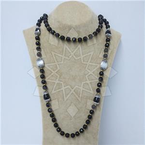 Gemstone and Bead Gem and Crystals Beaded Necklace