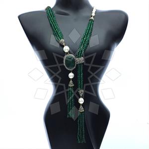 Fashion Gem and Crystals Statement Necklace