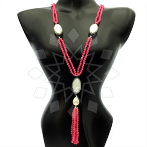 Gemstone and Bead Gem and Crystals Statement Necklace