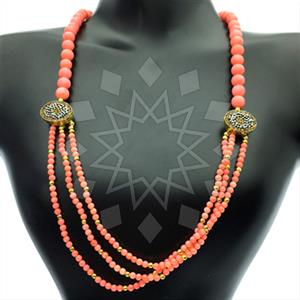 Fashion Gem and Crystals Statement Necklace