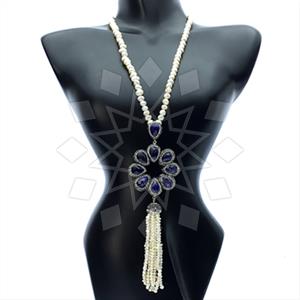 Fashion Gem and Crystals Statement Necklace