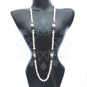 Gemstone and Bead Gem and Crystals Statement Necklace