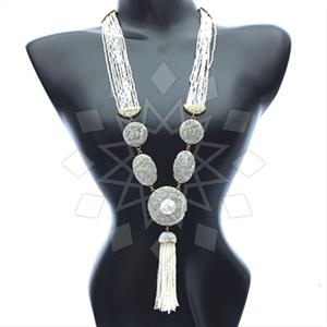 Fashion Gem and Crystals Statement Necklace