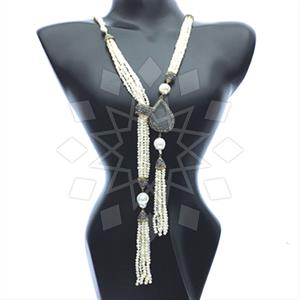 Fashion Gem and Crystals Statement Necklace