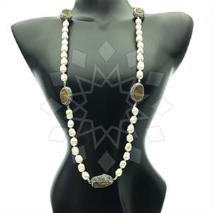 Fashion Gem and Crystals Statement Necklace