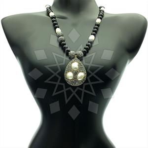 Fashion Gem and Crystals Statement Necklace