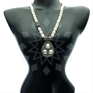 Fashion Gem and Crystals Statement Necklace