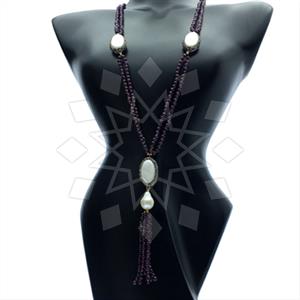 Fashion Gem and Crystals Statement Necklace