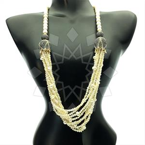 Fashion Gem and Crystals Statement Necklace