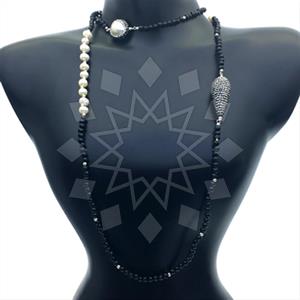 Fashion Gem and Crystals Statement Necklace