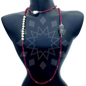 Fashion Gem and Crystals Statement Necklace