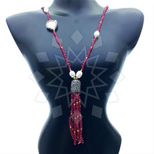 Fashion Gem and Crystals Statement Necklace