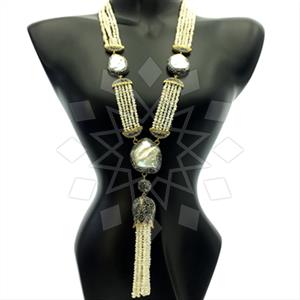 Fashion Gem and Crystals Statement Necklace