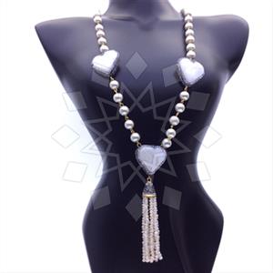 Fashion Gem and Crystals Statement Necklace