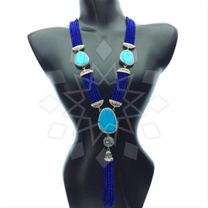 Fashion Gem and Crystals Statement Necklace
